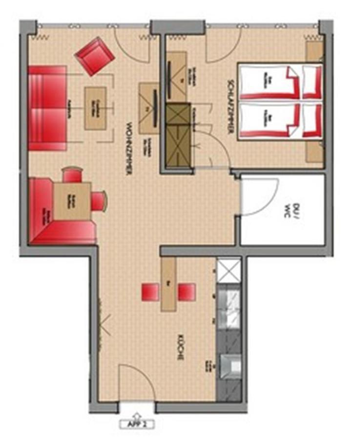 A Casa Saphir Appartement-Hotel ゼルデン エクステリア 写真