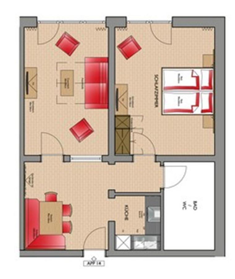 A Casa Saphir Appartement-Hotel ゼルデン エクステリア 写真