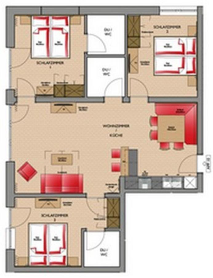 A Casa Saphir Appartement-Hotel ゼルデン エクステリア 写真